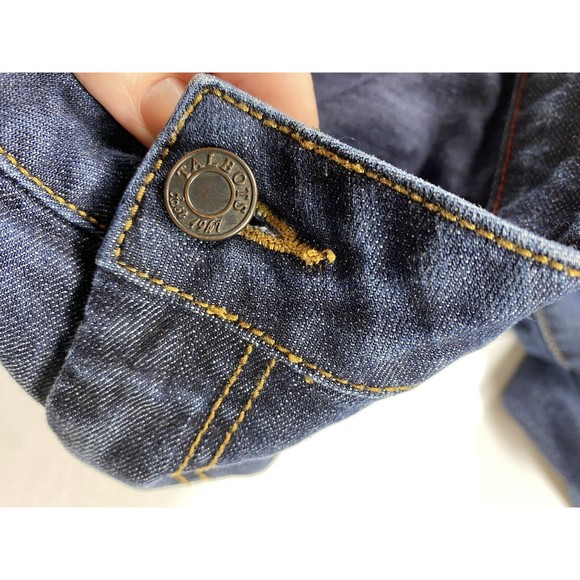 Talbots Signature Boot 14/32 Dark Denim Wash Bootcut - Picture 10 of 11